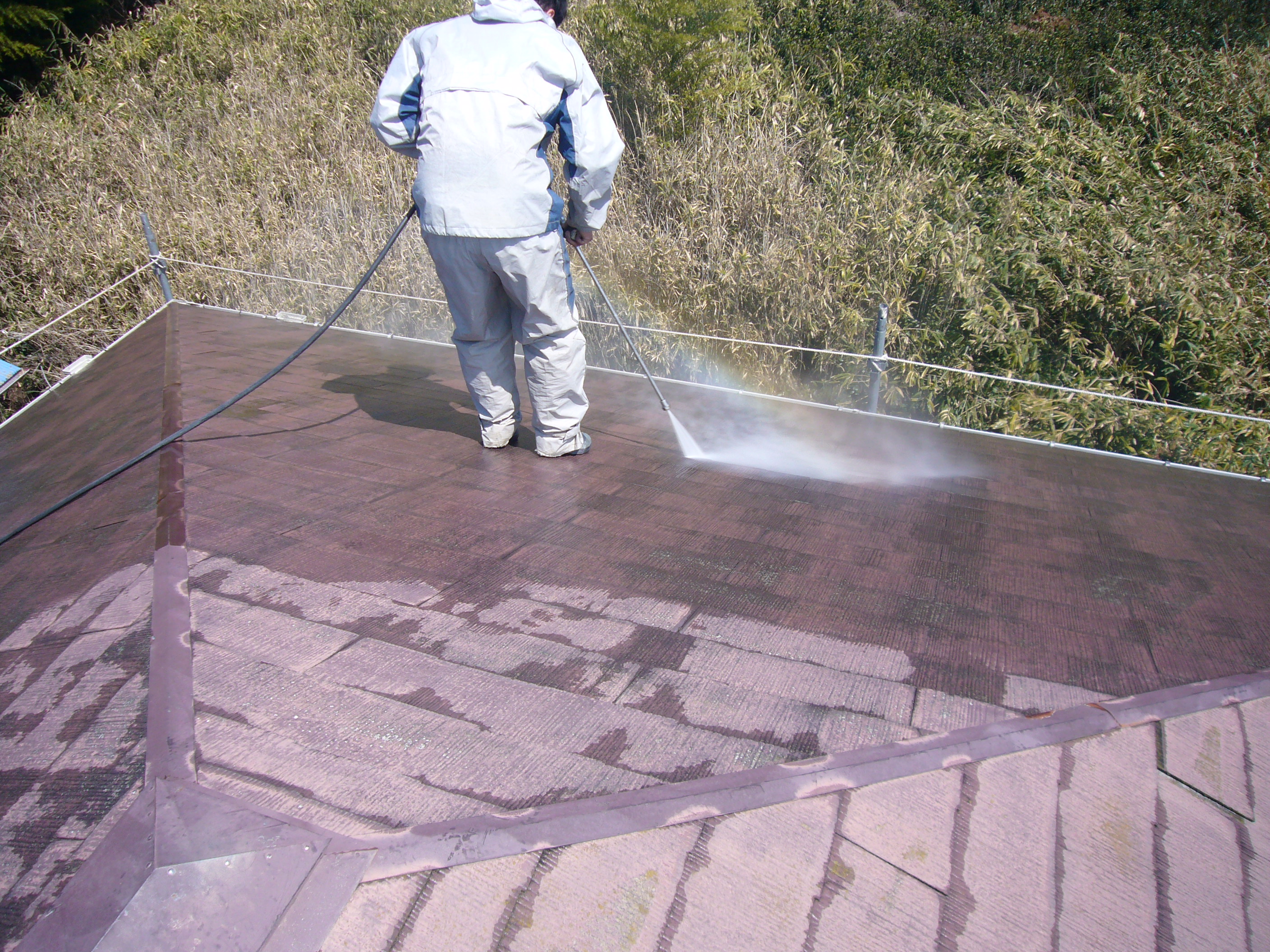 屋根塗装工事：2017年5月12日 完成